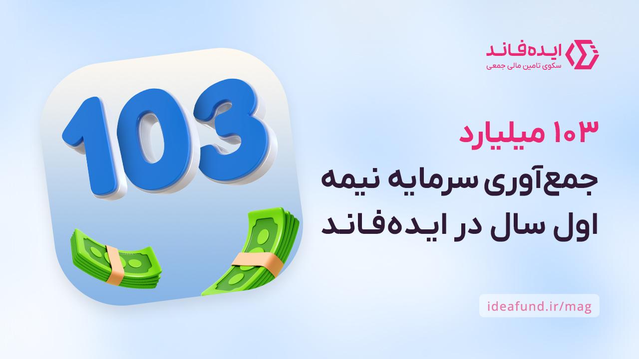 103 میلیارد ایده‌فاند